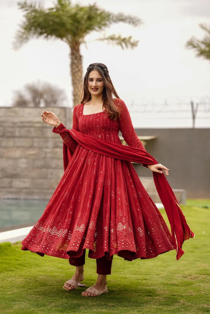 Premium Beautiful Anarkali Set