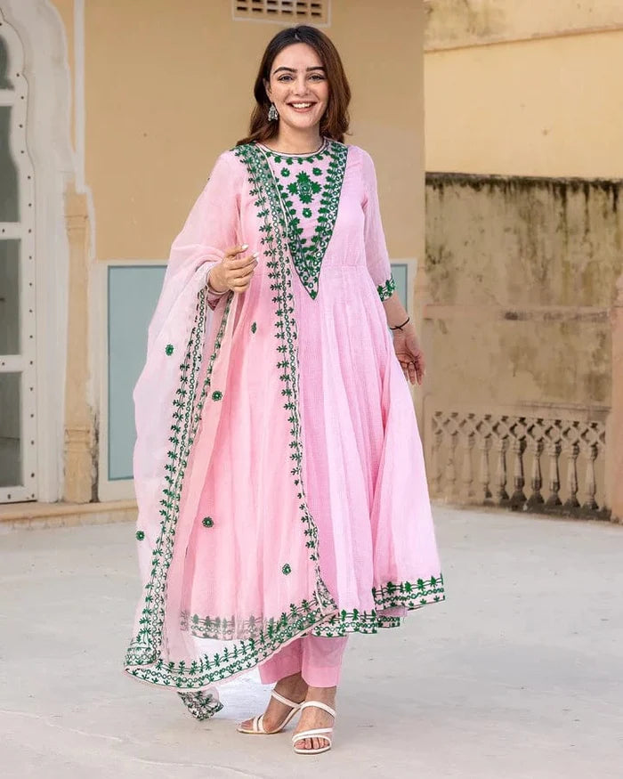 Charming Pink Anarkali