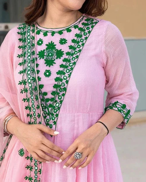 Charming Pink Anarkali