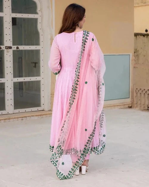 Charming Pink Anarkali