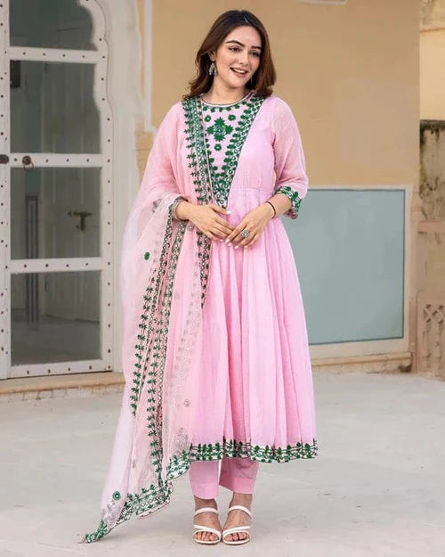 Charming Pink Anarkali