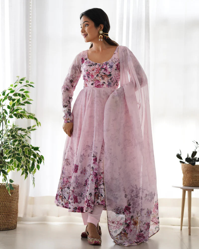 Majestic Anarkali Gown Set